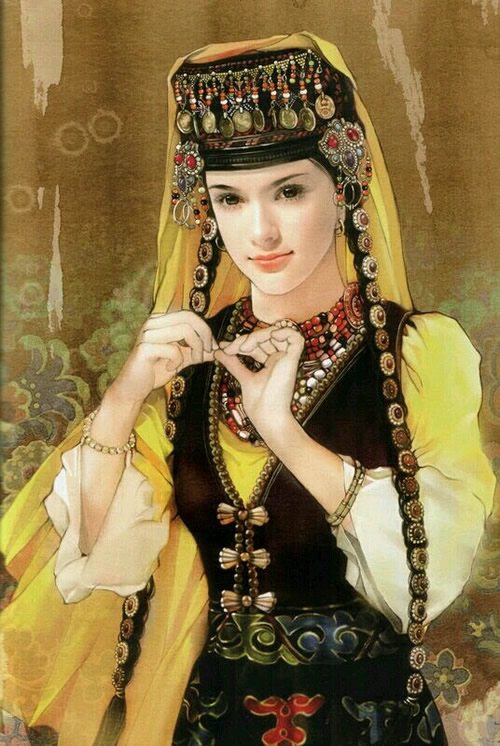 塔吉克族美女