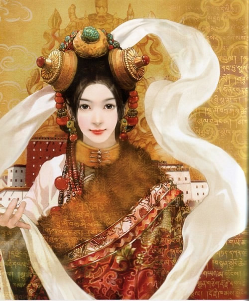 藏族美女